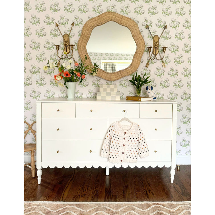 Natural Rattan Round Bathroom Wall Mirror