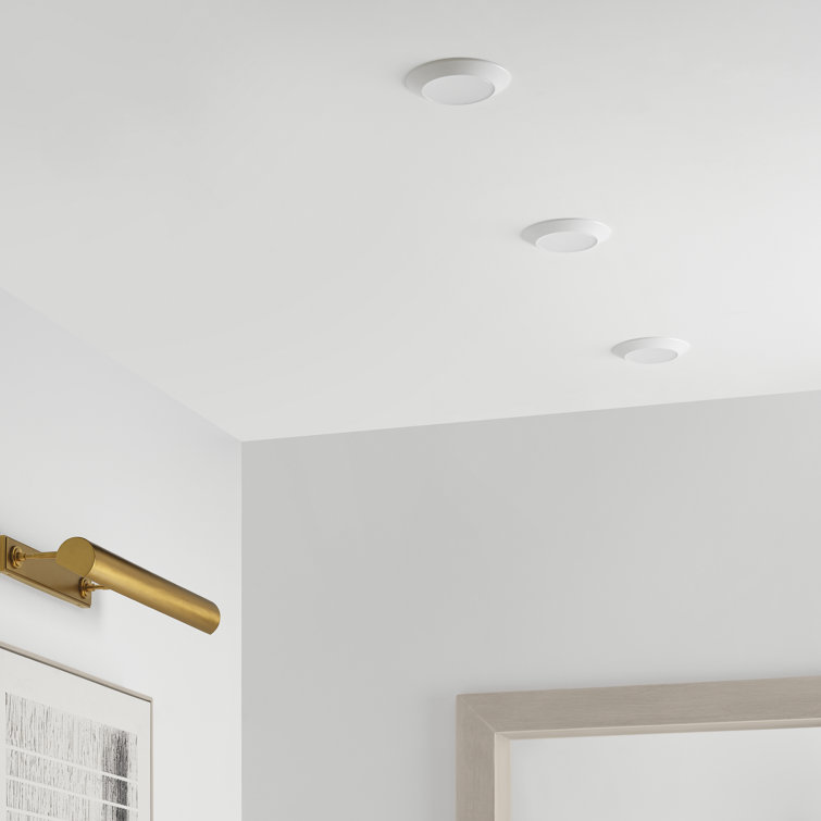 White Frosted Polycarbonate LED Recessed Light Fixture