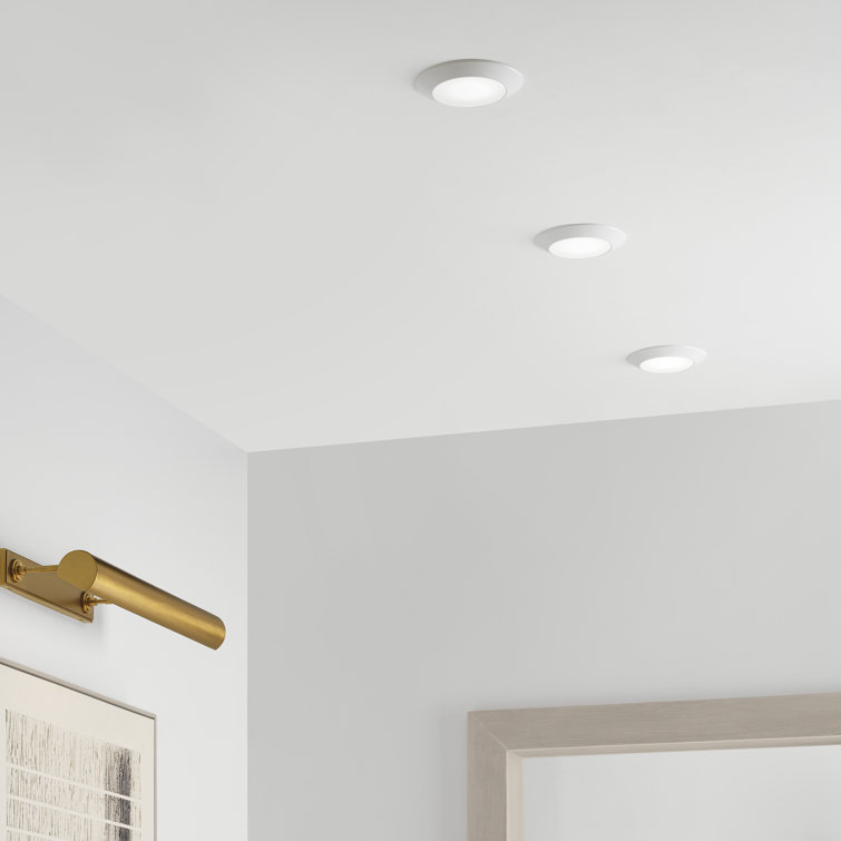 White Frosted Polycarbonate LED Recessed Light Fixture