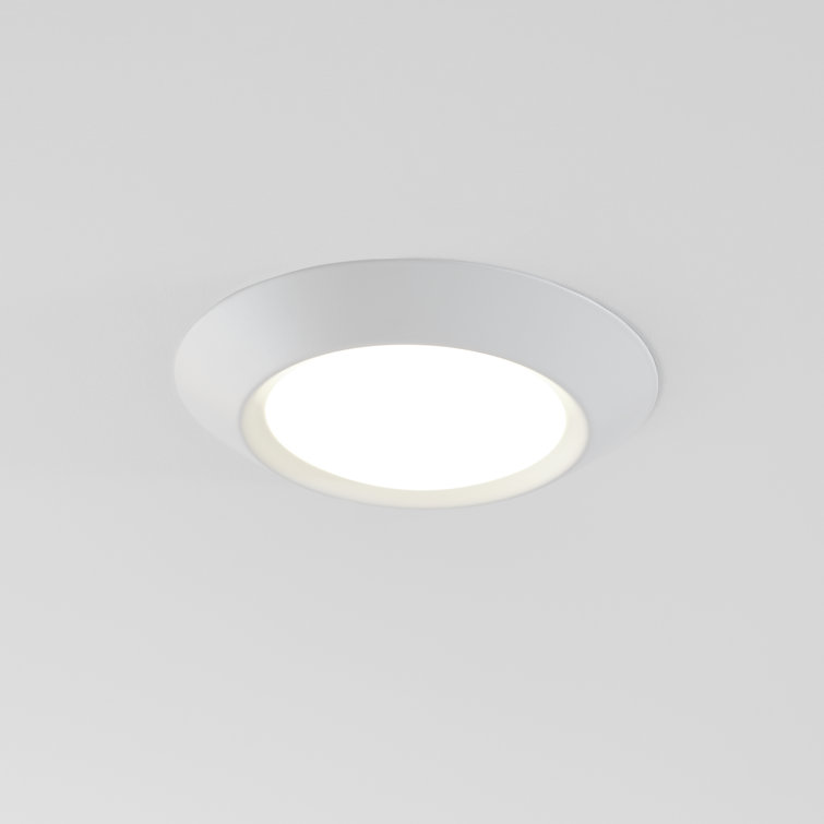 White Frosted Polycarbonate LED Recessed Light Fixture