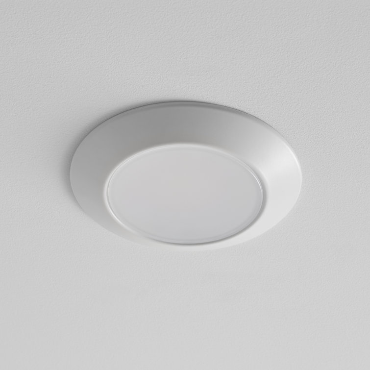 White Frosted Polycarbonate LED Recessed Light Fixture