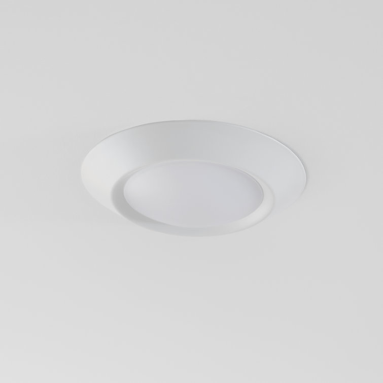 White Frosted Polycarbonate LED Recessed Light Fixture