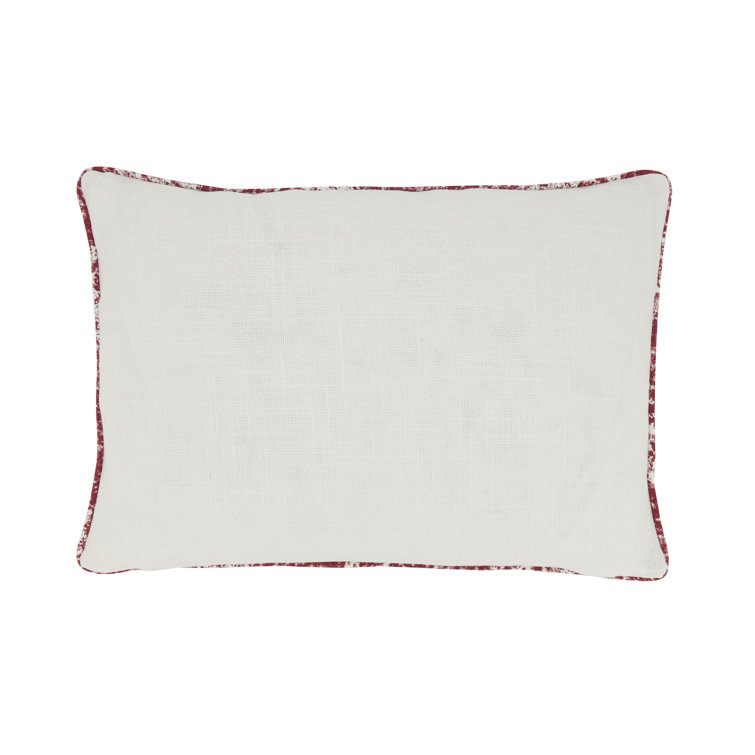 Noel Multicolor Cotton Duck Feather Throw Pillow