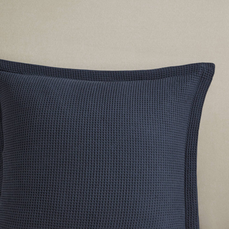 Murphy Full Blue Cotton Jacquard Comforter Set