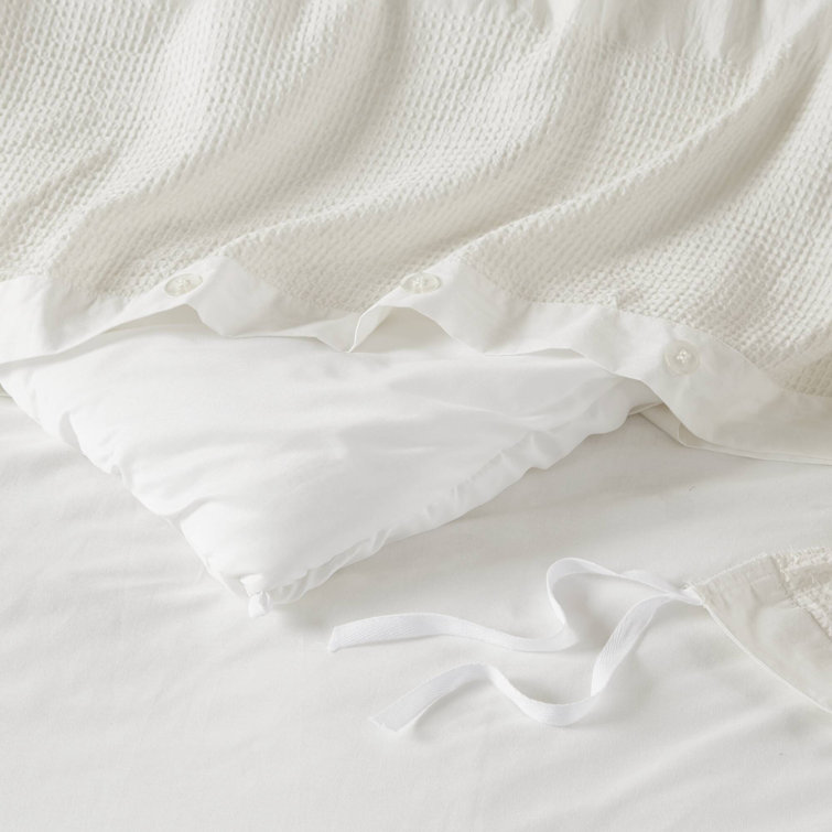 Murphy Full Blue Cotton Jacquard Comforter Set