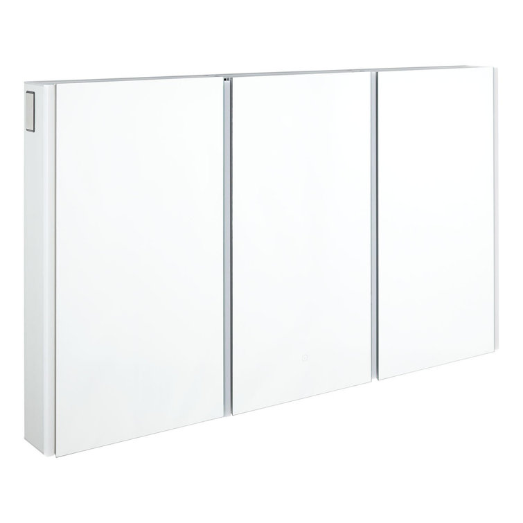 Leda 53" Frameless Lighted Medicine Cabinet with Wireless Speaker