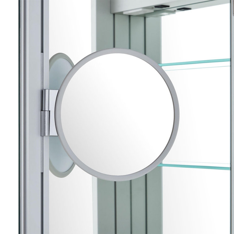 Leda 53" Frameless Lighted Medicine Cabinet with Wireless Speaker