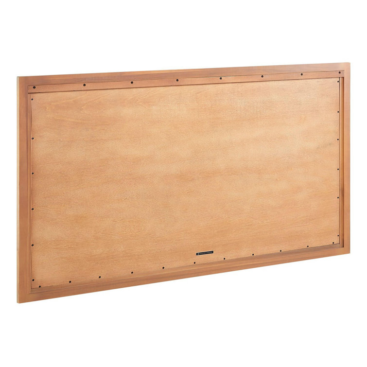 Driftwood Brown Mahogany Rectangular Framed Mirror