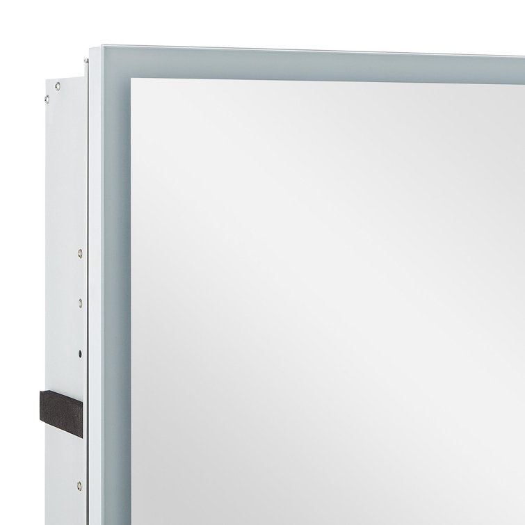 Tiverton Frameless LED Lighted Rectangular Medicine Cabinet