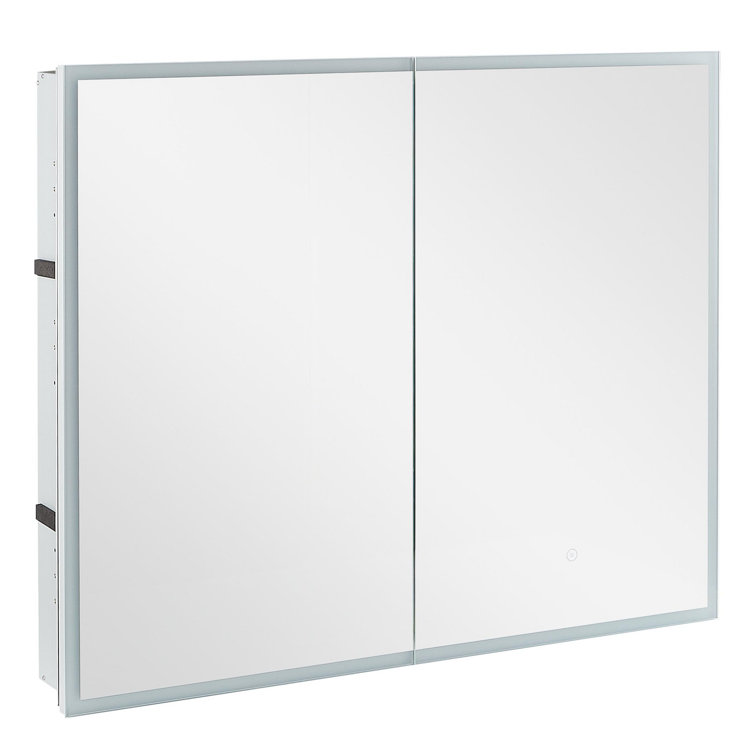 Tiverton Frameless LED Lighted Rectangular Medicine Cabinet