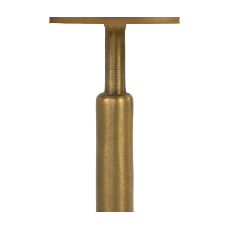 Antique Brass and Marble Modern Drink Table