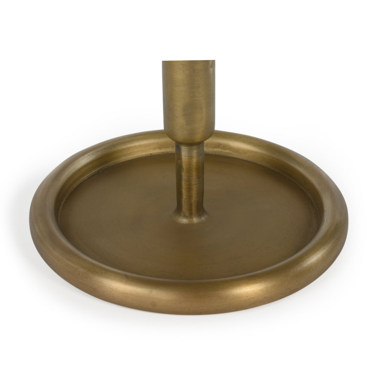 Antique Brass and Marble Modern Drink Table