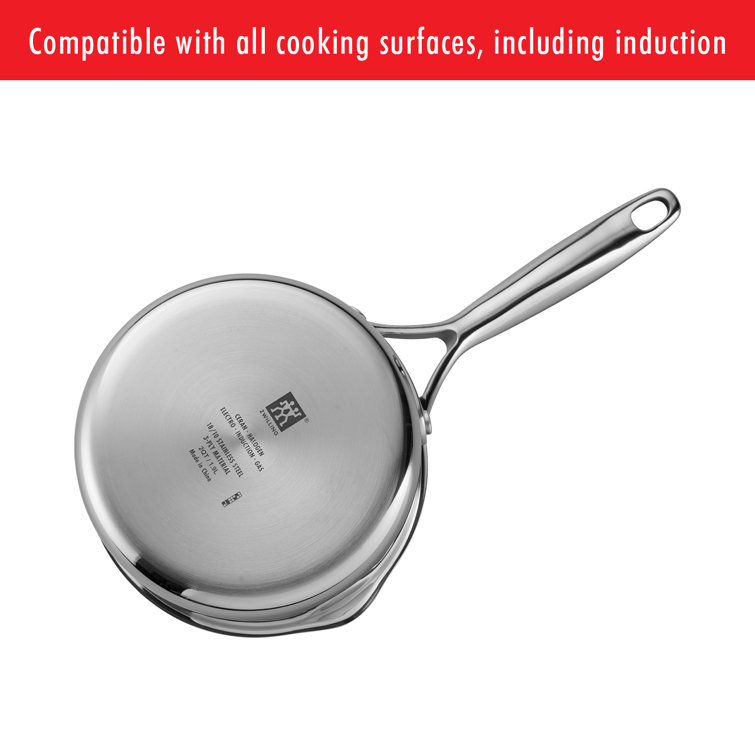 10-Piece Stainless Steel Ceramic Nonstick Cookware Set