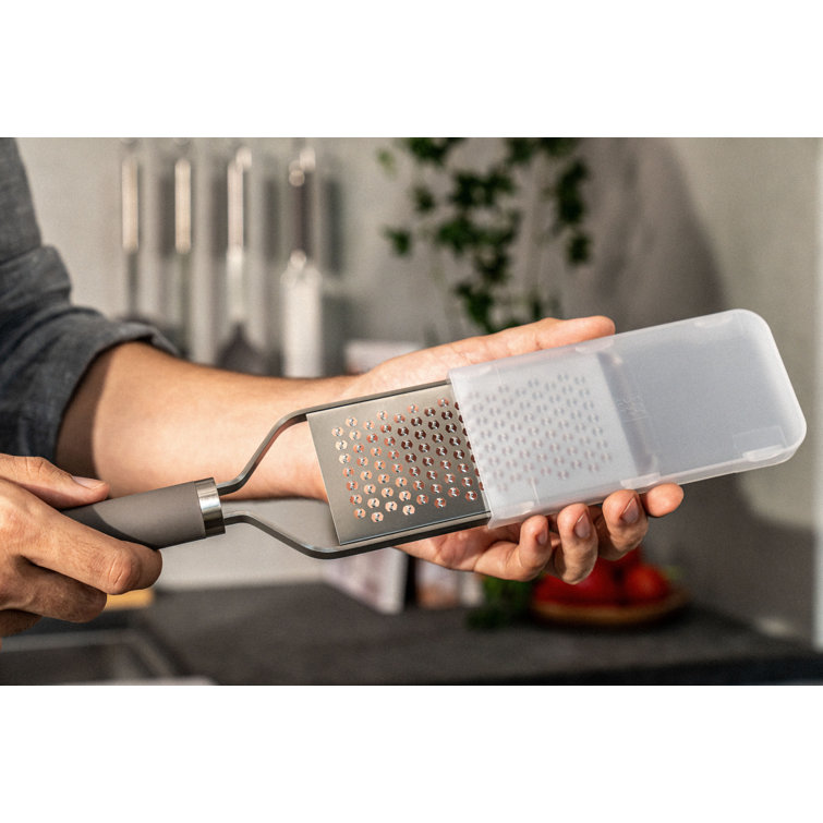 Stainless Steel 3-Piece Grater Set with Soft-Touch Handle