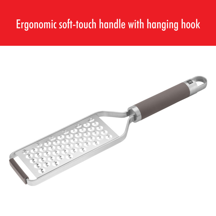 Stainless Steel 3-Piece Grater Set with Soft-Touch Handle