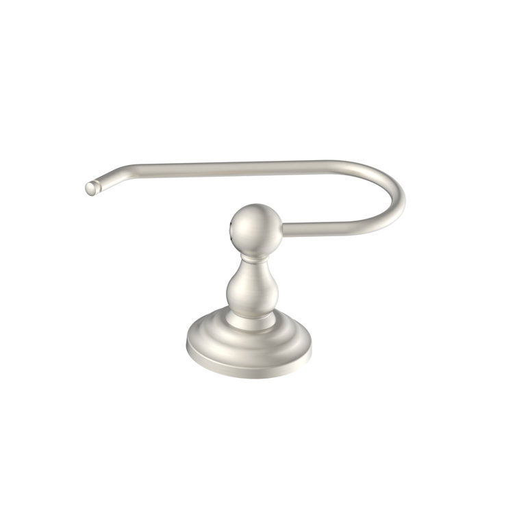 Brushed Nickel Wall Mounted Round Toilet Paper Holder