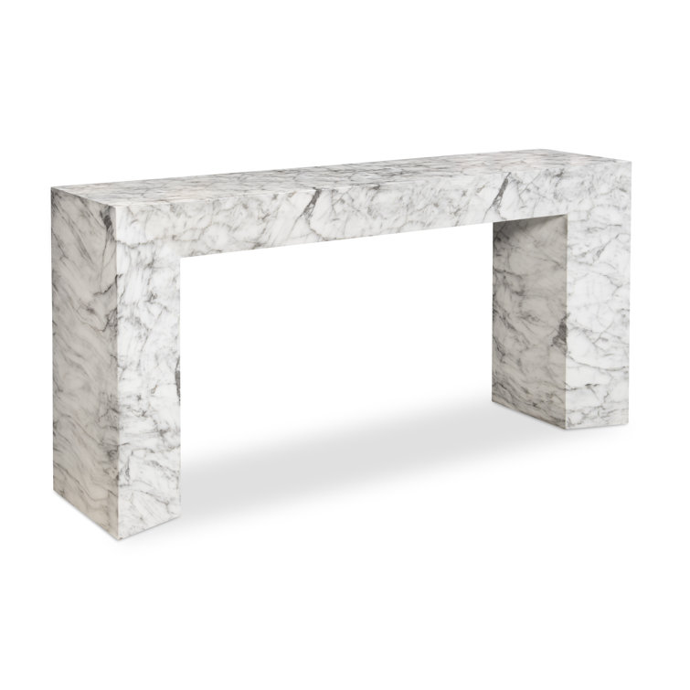 Cadence Faux Marble 68" Console Table