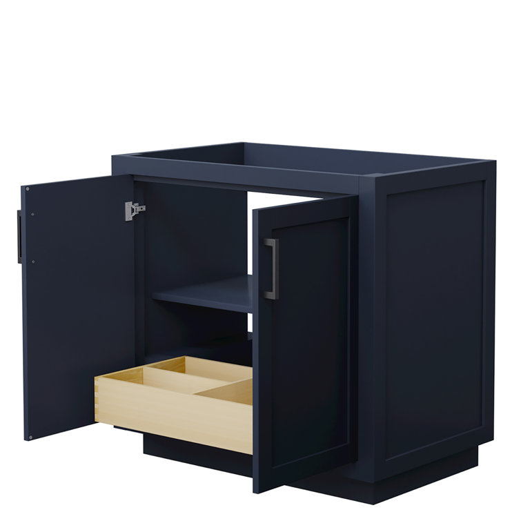 Miranda 35.25" Dark Blue Freestanding Single Bathroom Vanity