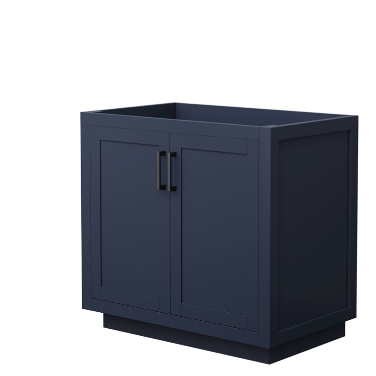 Miranda 35.25" Dark Blue Freestanding Single Bathroom Vanity