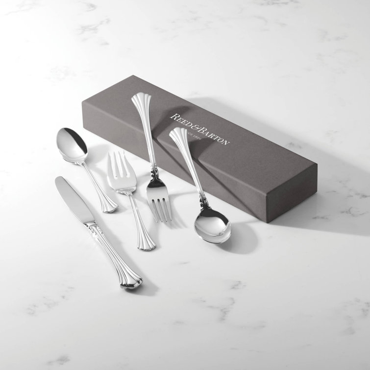 Elegant Stainless Steel 5-Piece Flatware Place Setting