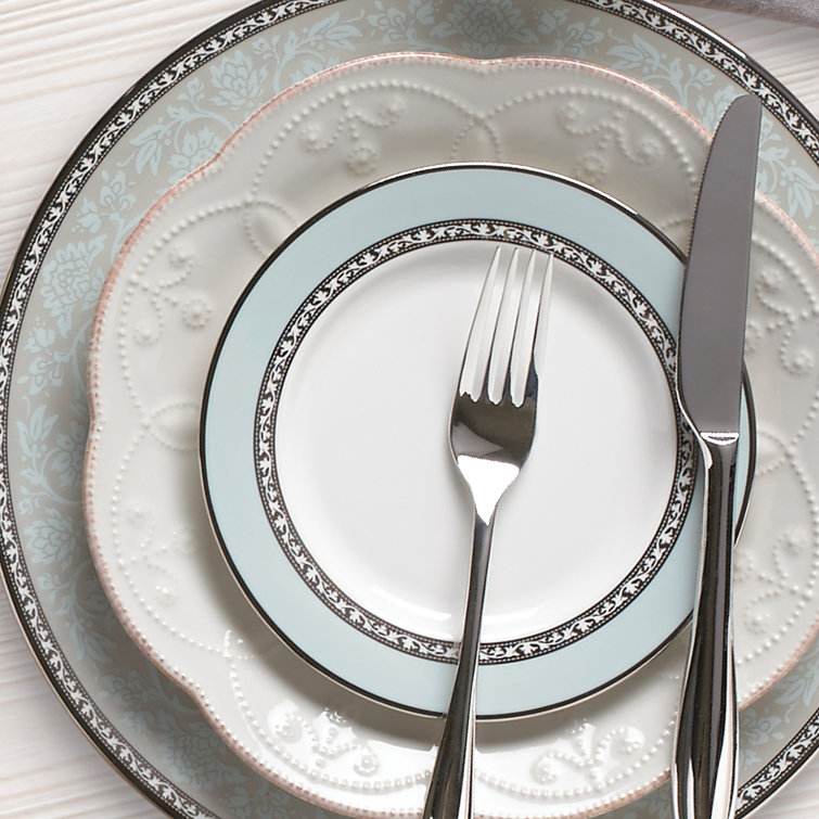 Lenox Westmore White and Blue Bone China 5-Piece Place Setting