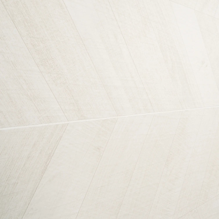 Montgomery Chevron White Matte Porcelain Large Format Tile