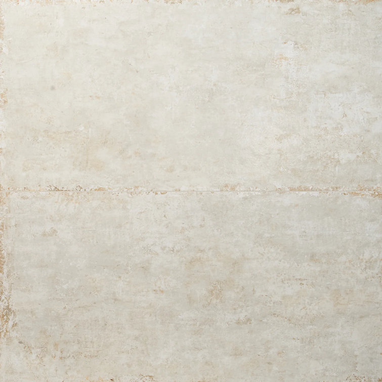 Large Format Beige Matte Porcelain Stone Look Floor and Wall Tile