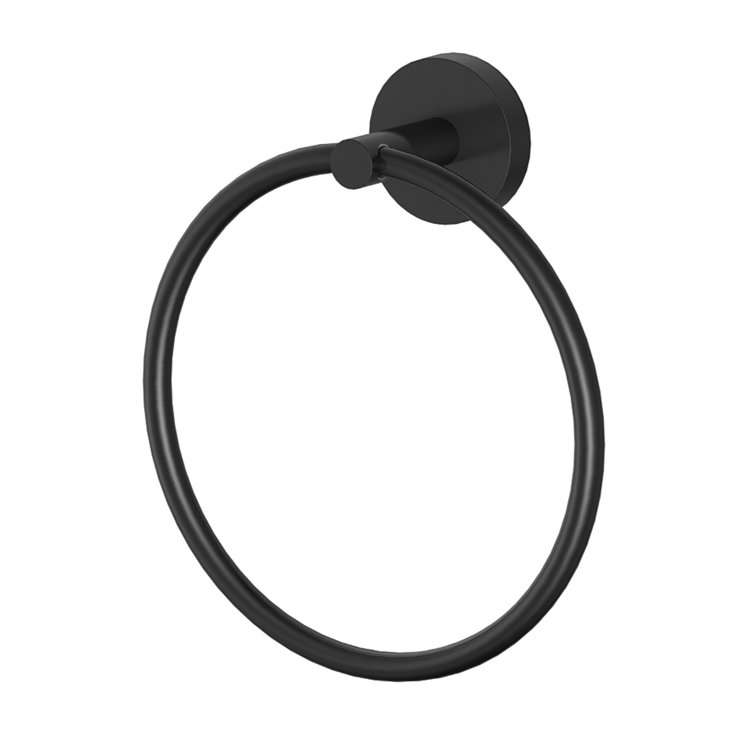 Matte Black Stainless Steel 4-Piece Bathroom Hardware Set