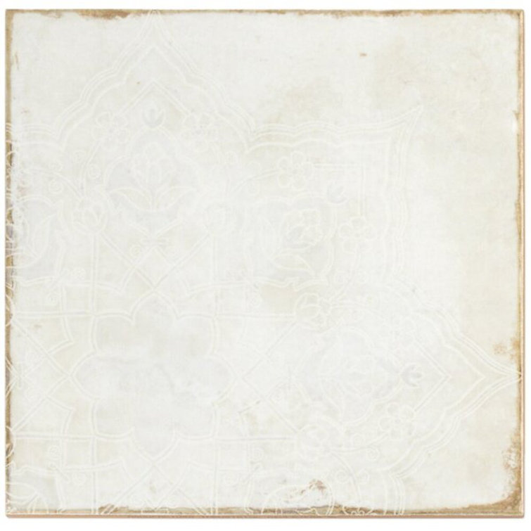 Haven Collection 8x8 Polished White Ceramic Wall Tile