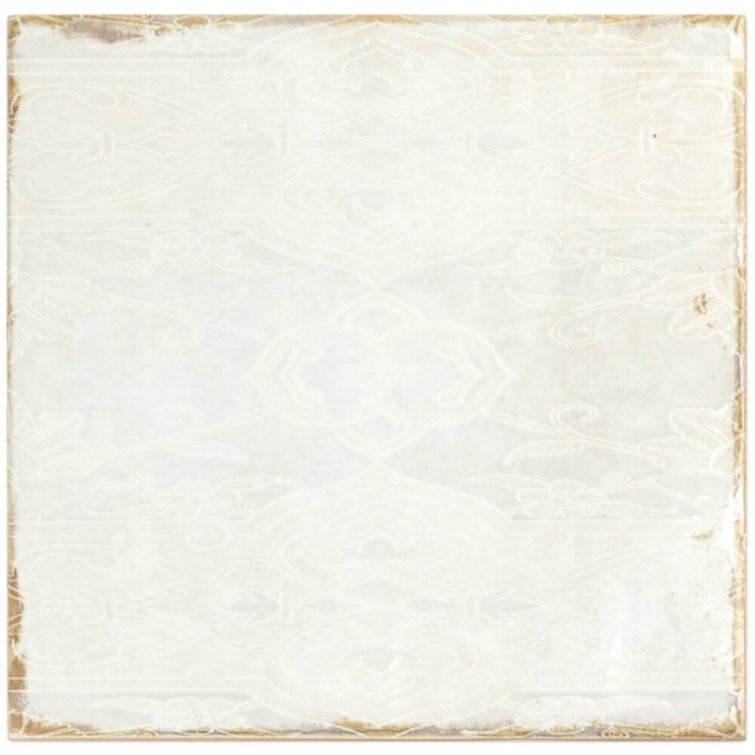 Haven Collection 8x8 Polished White Ceramic Wall Tile