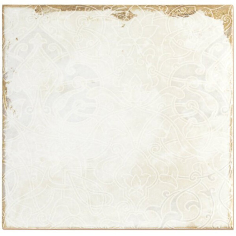 Haven Collection 8x8 Polished White Ceramic Wall Tile