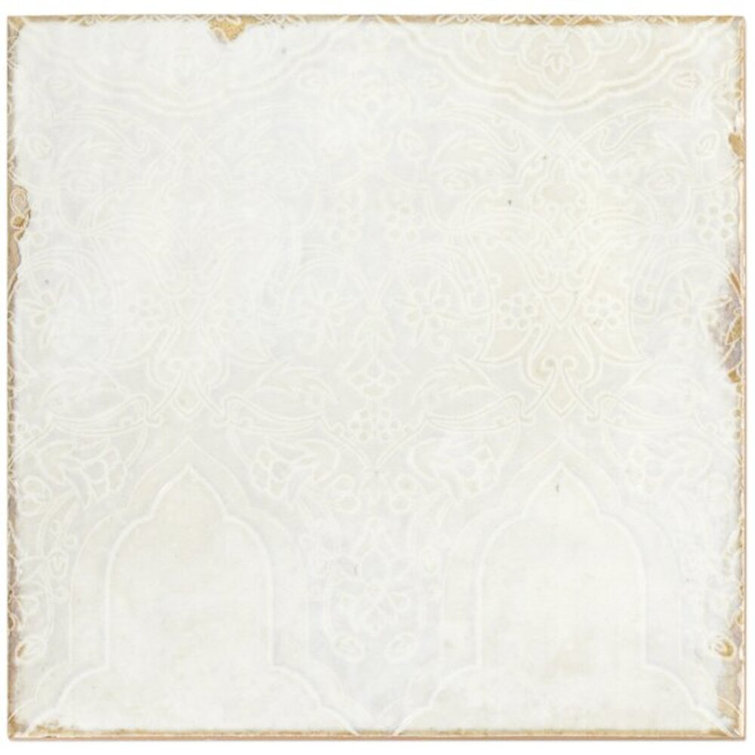 Haven Collection 8x8 Polished White Ceramic Wall Tile