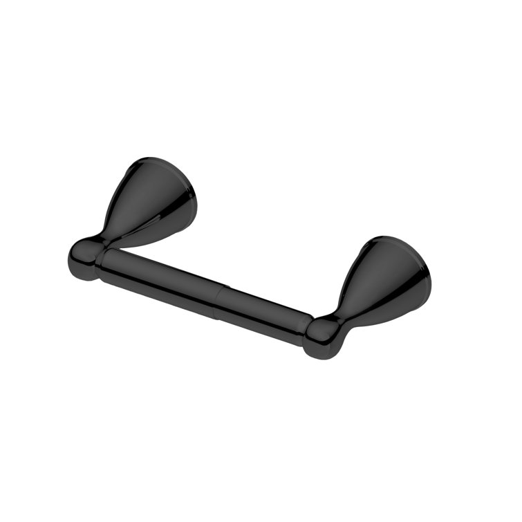Matte Black 3-Piece Metal Bathroom Hardware Set