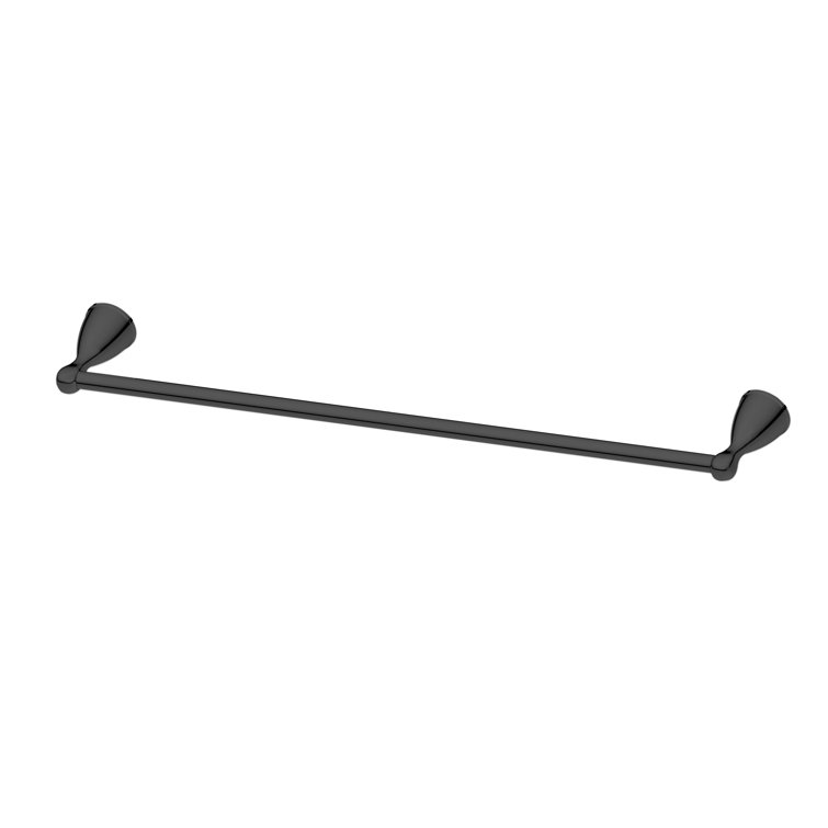 Matte Black 3-Piece Metal Bathroom Hardware Set