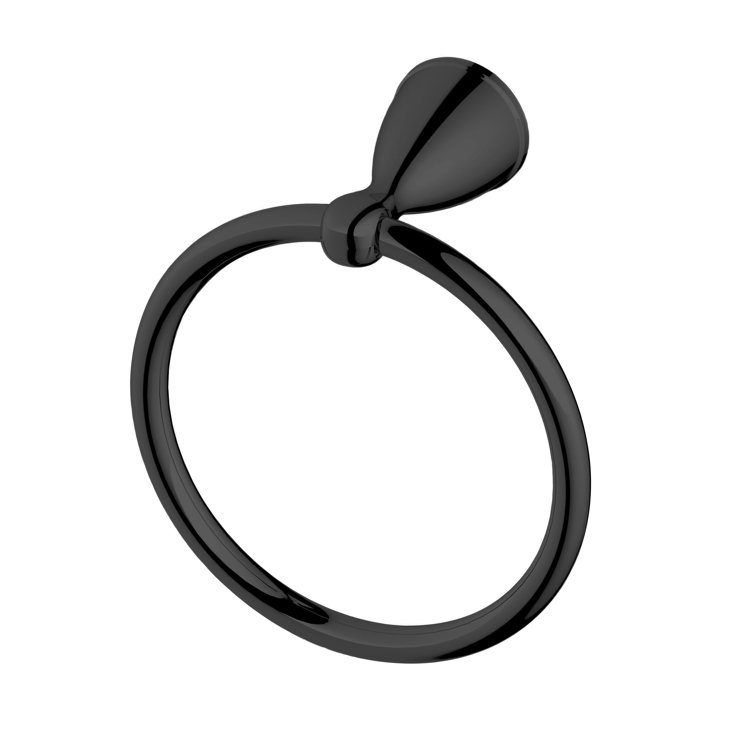 Matte Black 3-Piece Metal Bathroom Hardware Set