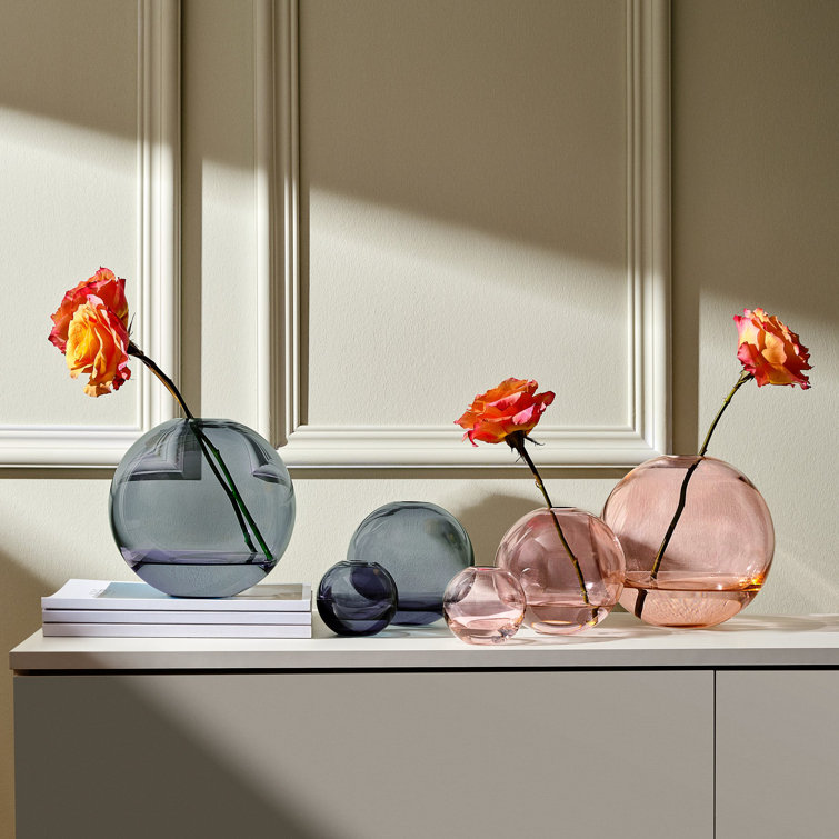 Mars Apricot Crystal Decorative Vase