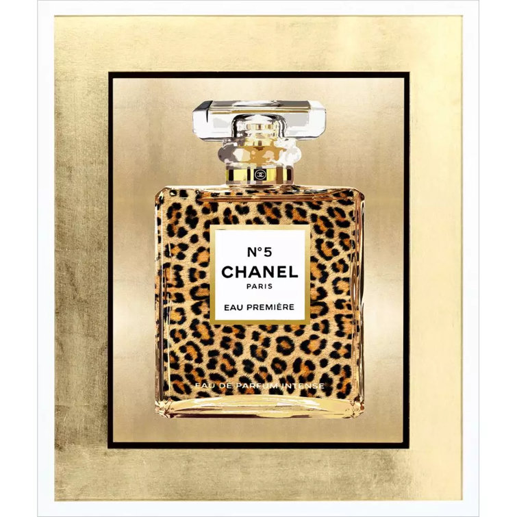 Wild Perfume Animal Print Gold Leaf Framed Art Set