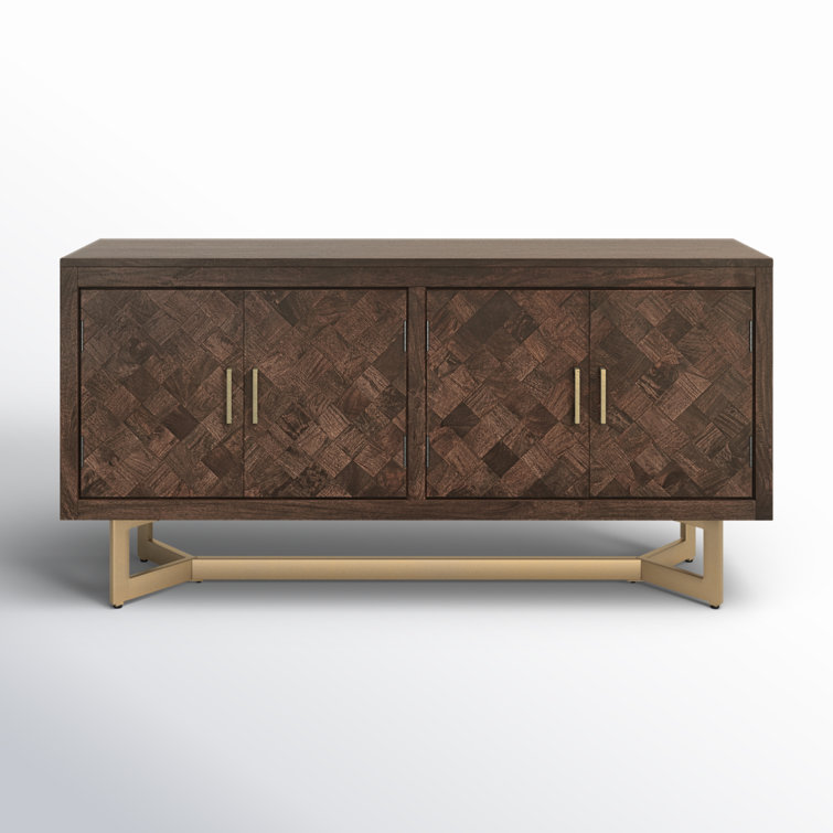 Kade 72'' Mango Wood and Iron Sideboard