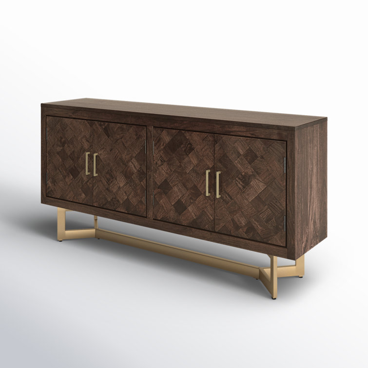 Kade 72'' Mango Wood and Iron Sideboard