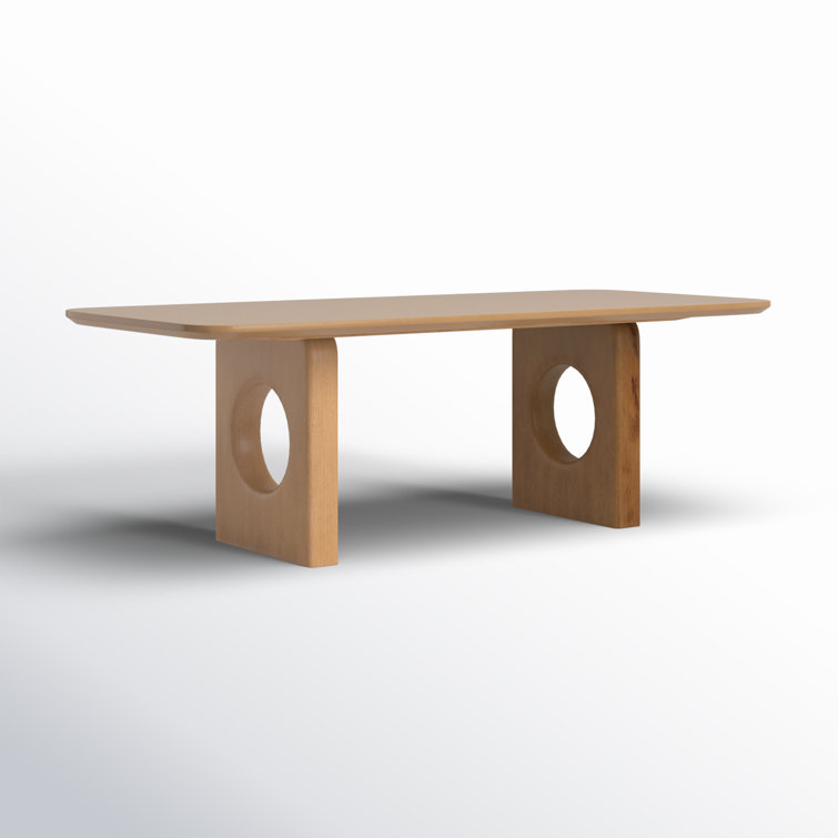 Amadeus 90'' White Oak Veneer Dining Table