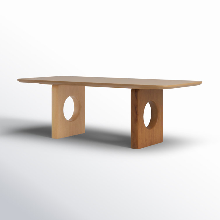 Amadeus 90'' White Oak Veneer Dining Table
