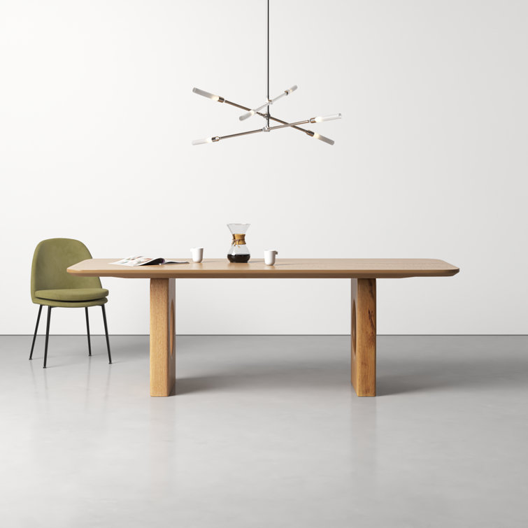 Amadeus 90'' White Oak Veneer Dining Table