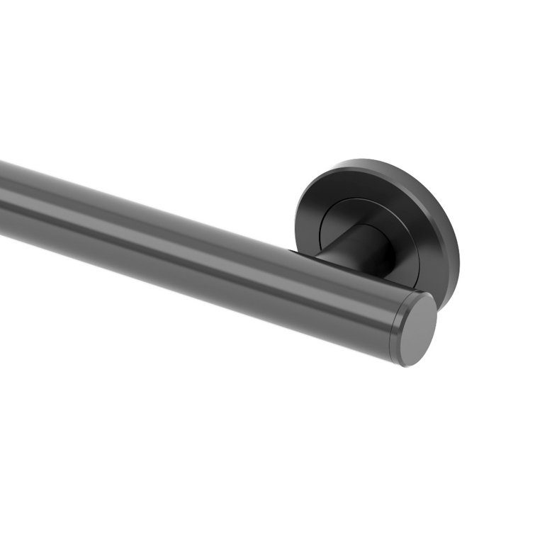 Matte Black 42" Stainless Steel Wall Mount Grab Bar