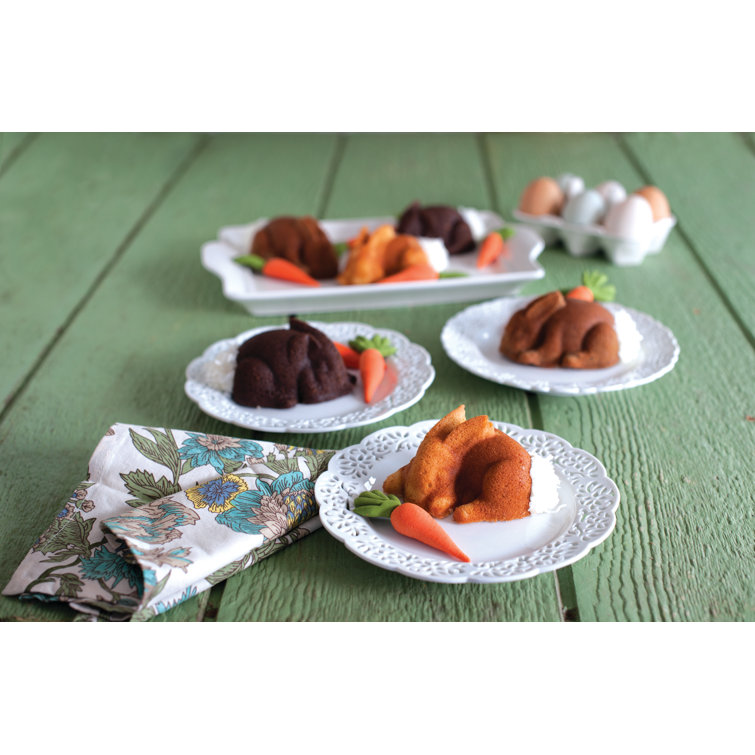 Silver Non-stick Aluminum Baby Bunny Cake Pan