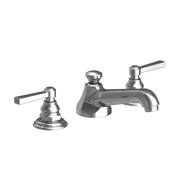 Astor 3-Hole Polished Chrome Widespread Bathroom Faucet