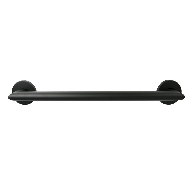 12'' Matte Black Stainless Steel Wall Mounted Grab Bar