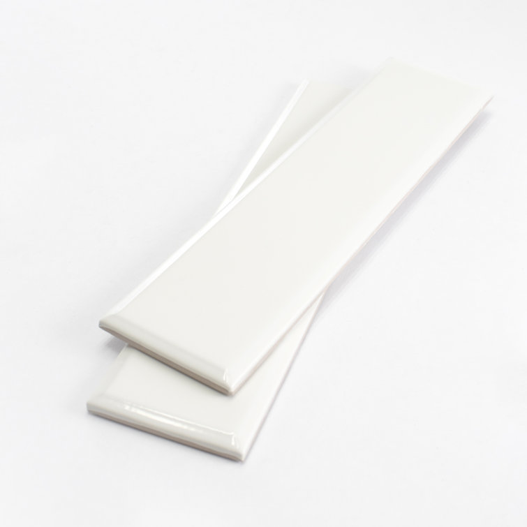 White Gloss 3x12 Ceramic Subway Wall Tile