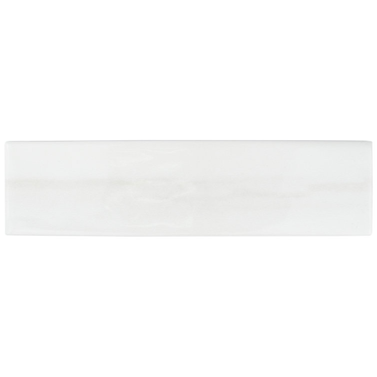 Blanc Glossy Ceramic 3x12 Subway Wall Tile