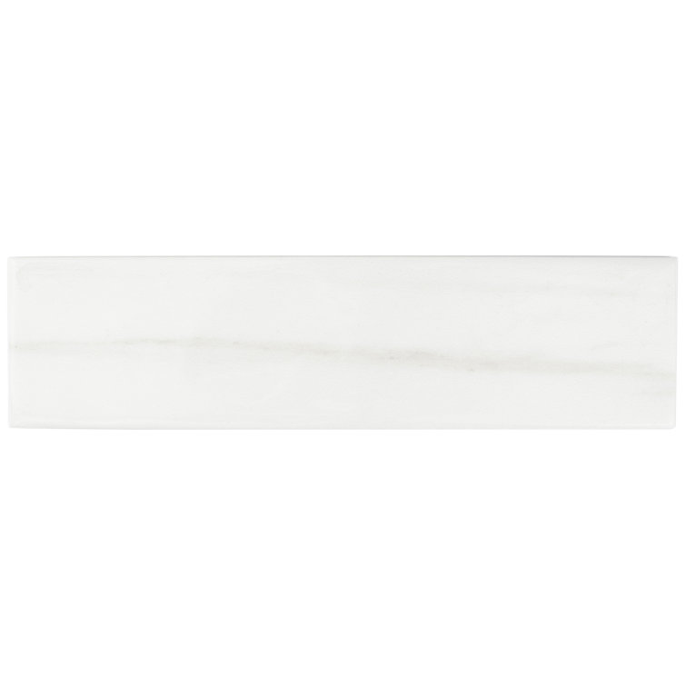 Blanc Glossy Ceramic 3x12 Subway Wall Tile