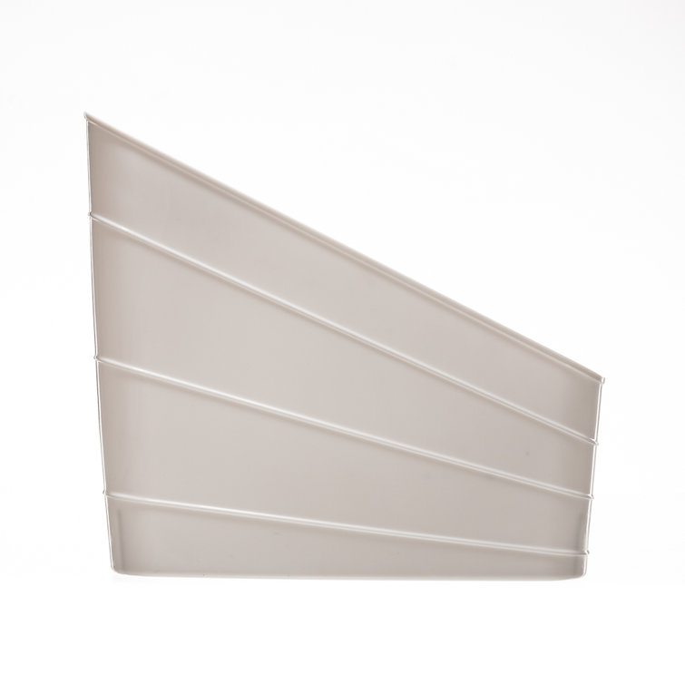 White Polypropylene Open Top Pantry Organizer Bin Set